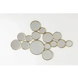 Kare Spiegel Bubbles Brass 38x93cm