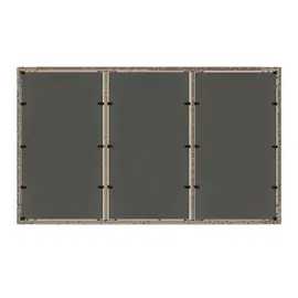 vidaXL Gartentisch mit Glasplatte Grau 150x90x75 cm Poly Rattan