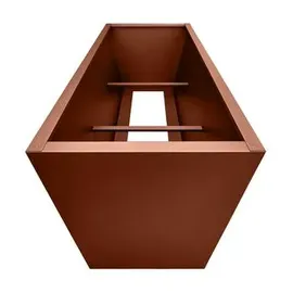 Gutta Valenta 200 x 90 x 80 cm rostiges Eisen