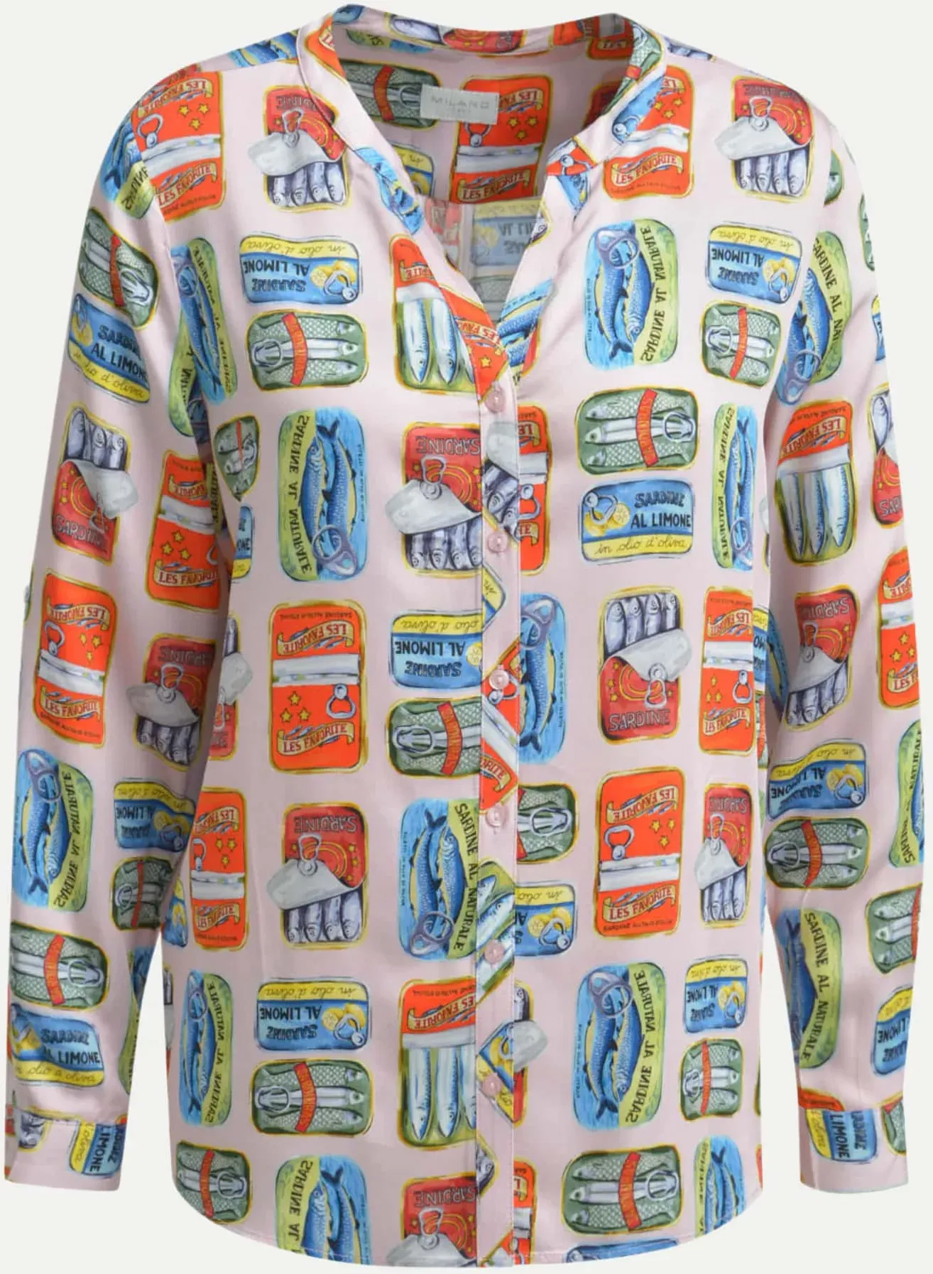 Bluse gemustert Mehrfarbig 44