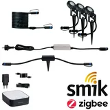 Paulmann Bundle Plug & Shine Smart Home smik Gateway - LED Erdspieß Sting