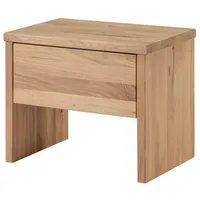 MASSIVMOEBEL24.DE Nachttisch Wildeiche 50x35x40 bianco geölt JANGALI #119 |