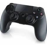 CSL Gaming-Controller, Wireless Gamepad für PS4 Touchpad, 3,5 mm AUX, Dual Vibration