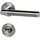 Alpertec WC-Rosettengarnitur Lissabon Edelstahl Silber