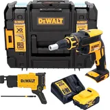 DeWalt DCF 620 P1T Akku Trockenbauschrauber 18 V 30 Nm Brushless + 1x Akku 5,0 Ah + TSTAK