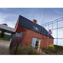 BETAFENCE Gartenzaun 2500 x 81 cm Blau/Kunststoff