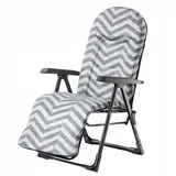 Kadax Gartensessel 2 Stück 59 x 59 x 108 cm grau