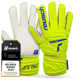 Reusch Torwarthandschuhe Attrakt Solid Junior blau|gelb 6
