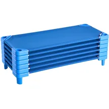 Vevor Stapelbett Kinderbett 6er-Pack 130 x 57 x 15 cm blau