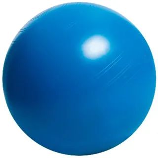 Deuser BLUE BALL, XL | Gymnastikball 75 cm | Hochwertiges Ruton-Material | Yoga Ball Belastbar bis 500 kg | ergonomischer Sitzball für Büro | Gymnastikball Schwangerschaft | Fitness Ball