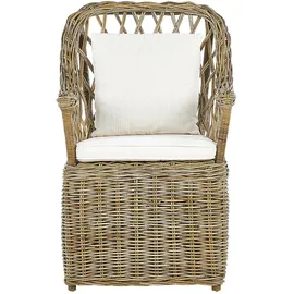 Beliani Gartentisch Set MAROS/OLBIA in /Grau/Beige | Gr.: onesize