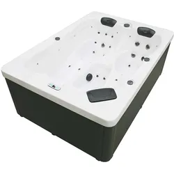 HOME DELUXE Outdoor Whirlpool SUNSET - Ausstattung: Mit Treppe und Thermoabdeckung