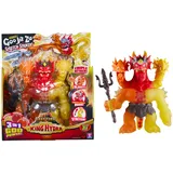 Heroes of Goo Jit Zu BANDAI CO42948 Actionfigur, der mächtigste Held, King Hydra hat mit seinen Fury Lava-Kräften in 25 cm, Mehrfarbig