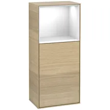 Villeroy & Boch Finion G500GFPC Seitenschrank 41,8 x 93,6 cm Glossy White/Spanplatte, Massivholz
