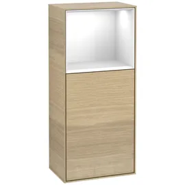 Villeroy & Boch Finion G500GFPC Seitenschrank 41,8 x 93,6 cm Glossy White/Spanplatte, Massivholz