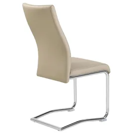 CARO-Möbel Esszimmerstuhl braun Textil, Mode, 42x98x60 cm, Esszimmer, Stühle, Esszimmerstühle, Vierfußstühle