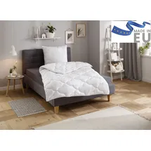 OTTO home Microfaserbettdecke OTTO HOME "Mondschein, Bettdecke 135x200 cm, 155x220 cm, 200x200 cm", weiß, B:155cm L:220cm, Bezug: 100% Polyester.