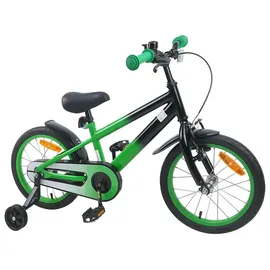 vidaXL Kinderfahrrad 16 Zoll blau/grün