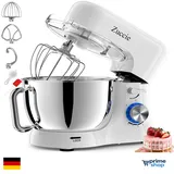 Leise Knetmaschine | 5L Edelstahl | 8-Geschwindigkeits-System