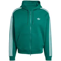 adidas Adicolor Spacer Sweatjacke Herren Smaragd/Weiß XL