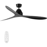 LUCCI AIR Whitehaven 142 cm Deckenventilator Schwarz
