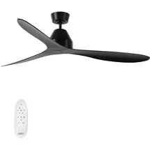 LUCCI AIR Whitehaven 142 cm Deckenventilator Schwarz
