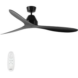 LUCCI AIR Whitehaven 142 cm Deckenventilator Schwarz