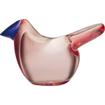 Iittala - Birds by Toikka, Flycatcher, Dekoration rosa aus Glas