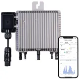 WLAN-Mikroinverter für Solarmodule, 800 W, App, geprüft (VDE-Normen)