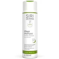 Siriderma Pflege-Shampoo ohne Duftstoffe - Parabene & Silikone, bei sensibler Kopfhaut Shampoo 250 ml Unisex