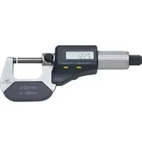 Helios Preisser 0912501 Bügelmessschraube mit digitaler Anzeige 0 - 25mm Ablesung: 0.001mm DIN