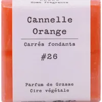 Duftzauber Tabs – Aroma-Schmelzlinge aus Duftwachs | Schmelztabletten für Duftlampen & Wachswärmer | Aromawachs für intensives Dufterlebnis (Quadrat, Nr.26 - CANNELLE ORANGE)