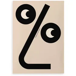 Paper Collective - % Poster, 30 x 40 cm