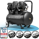 STAHLWERK Kompressor ST 510 Pro 10 bar 50 l Tank ölfrei