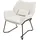 ML-Design Relaxsessel mit Rückenkissen Leinen 77 x 85 x 75 cm Beige