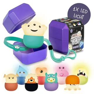 malla gmbh Eggys Mystery Lights Serie 2 Monster Akku Nachtlicht Blindbox mit Anhänger