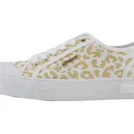 Mustang Fashion Trainers Damen Plateau Weiß/Gold 40