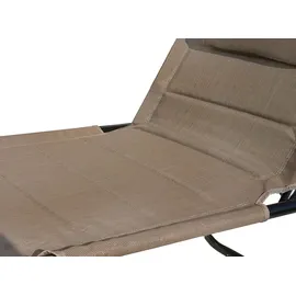 Lex XXL Sonnenliege 200 x 70 x 45 cm Taupe
