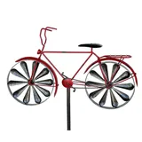 DanDiBo Ambiente Gartenstecker Metall Fahrrad XL 160 cm Rot
