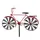DanDiBo Ambiente Gartenstecker Metall Fahrrad XL 160 cm Rot