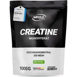 Wehle Sports Creatine Monohydrate Kreatin Pulver 1000 g