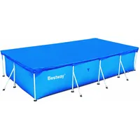 BESTWAY Abdeckplane für Frame Pools, blau, 404 x 214cm