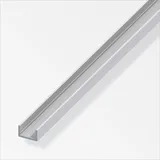 Alfer U-Profil 10 x 22 cm Silber/Aluminium
