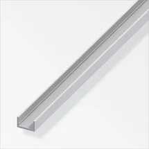 Alfer U-Profil 10 x 22 cm Silber/Aluminium