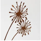 muchome Gartenstecker Pusteblume 75 cm Naturrost