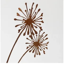muchome Gartenstecker Pusteblume 75 cm Naturrost