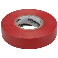 FIXMAN Isolierband 19 mm x 33 m Rot