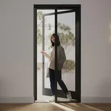 cocoon home concepts Insektenschutztür plissiert 96 x 230 cm Anthrazit