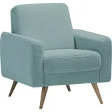 exxpo - sofa fashion Sessel »Samso, Loungesessel«, elegant und bequem, aktueller Cord Bezug