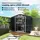 Outsunny Gerätehaus Pultdach 2,13 x 1,08 m Grau